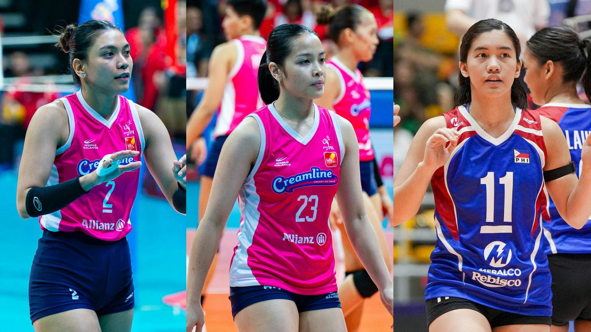 Alyssa Valdez, Jema Galanza beam with pride for Jia de Guzman’s success with Alas Pilipinas